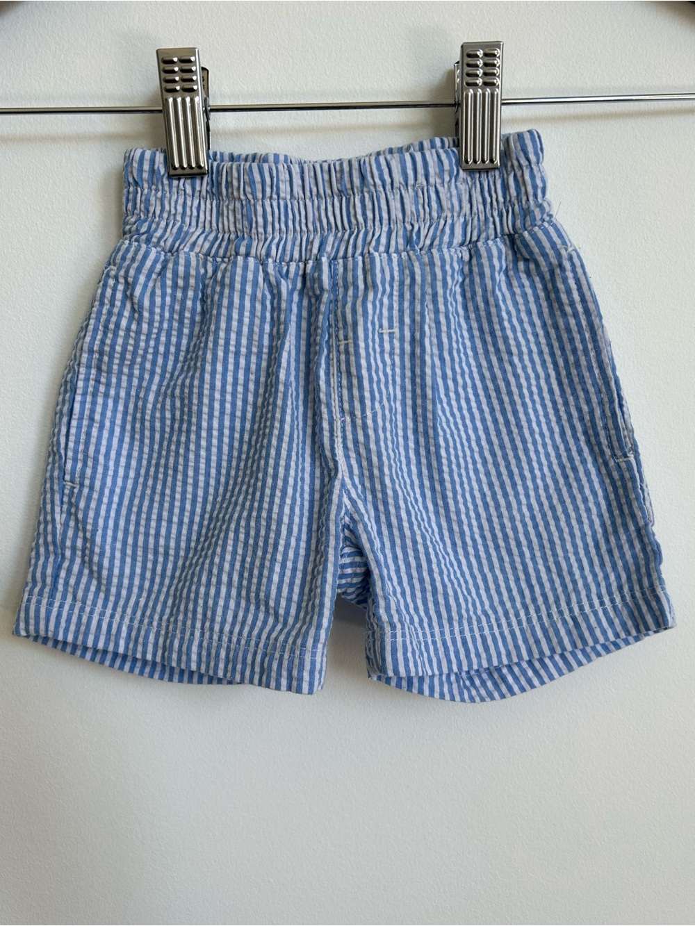 J.Bailey Blue White Striped Shorts 24M